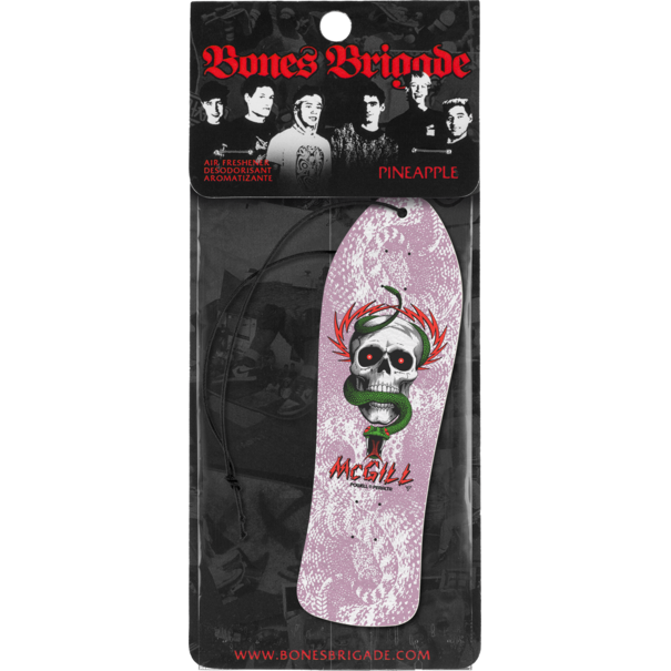 BONES WHEELS McGill Series 15 Air Freshner / White