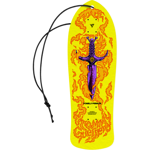 Powell-Peralta Guerrero Series 15 Air Freshner / Yellow