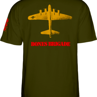 Bones Brigade Bomber Tee / Army Green