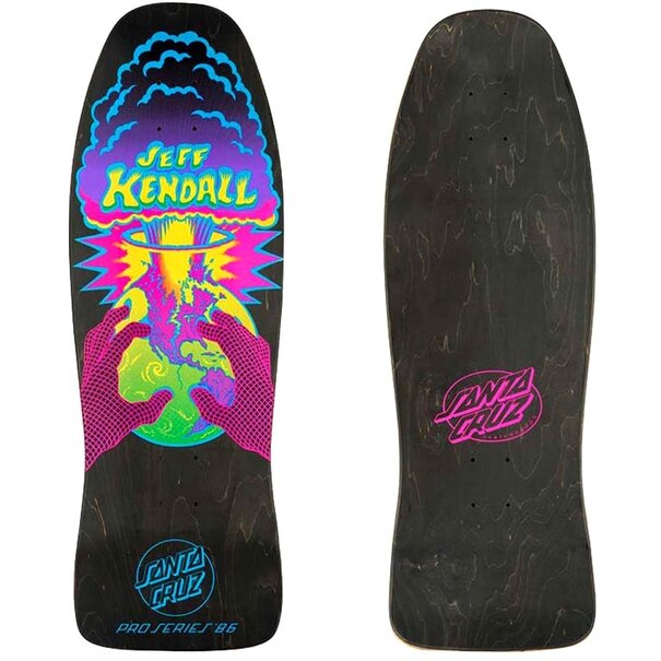 Santa Cruz Skateboards Kendall End of The World Reissue Black Deck / 10x29.7