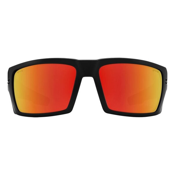 Spy Optics Rebar SE ANSI Matte Black With Happy Boost Polarized Orange Mirror Lenses