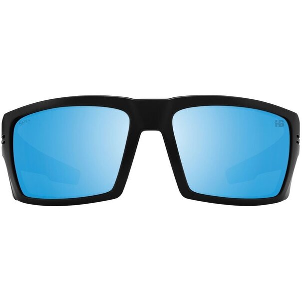 Spy Optics Rebar ANSI Matte Black With Happy Boost Polarized Ice Blue Mirror Lenses