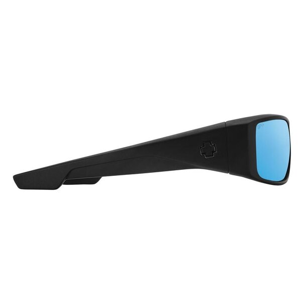 Spy Optics Logan Matte Black With Happy Boost Polarized Ice Blue Mirror Lenses