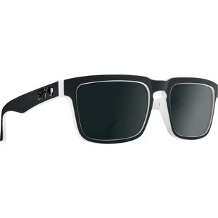 Helm Whitewall With Happy Gray Green Polarized Black Spectra Mirror Lenses