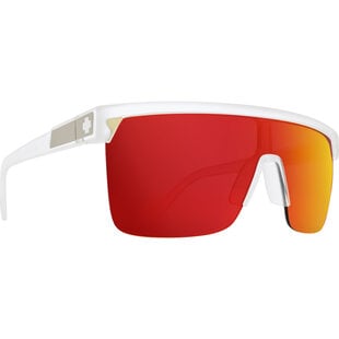 Flynn 5050 Matte Crystal With HD Plus Gray Green With Red Spectra Mirror Lenses