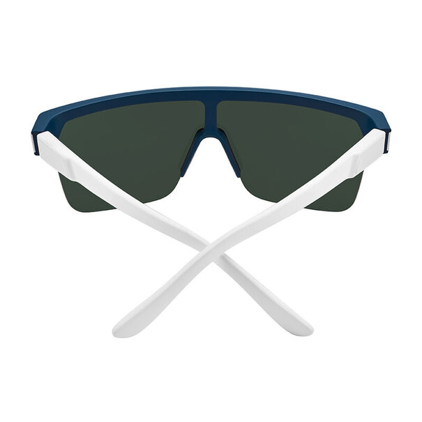 Spy Optics Flynn 5050 Matte Blue Matte White With Happy Gray Green Blue Mirror Lenses