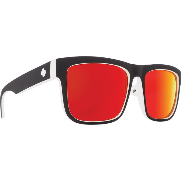 Spy Optics Discord Whitewall With HD Plus Gray Green Red Spectra Mirror Lenses