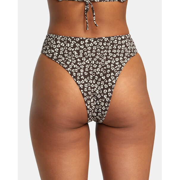 RVCA Ditz High Rise Cheeky Bottoms / Java
