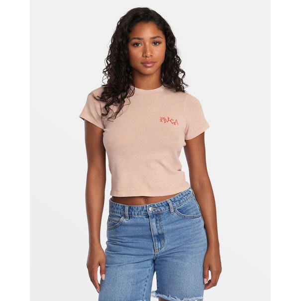 RVCA 411 Tee / Pale Mauve