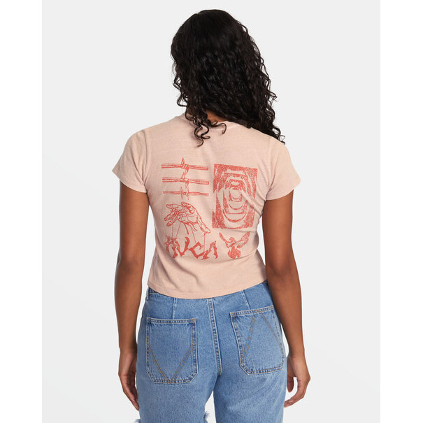 RVCA 411 Tee / Pale Mauve