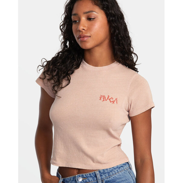 RVCA 411 Tee / Pale Mauve