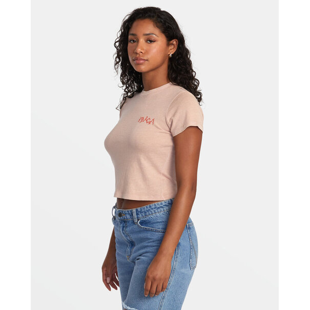 RVCA 411 Tee / Pale Mauve
