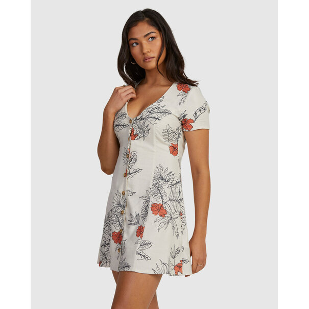 RVCA Tropicalsy Understated Dress / Bleach