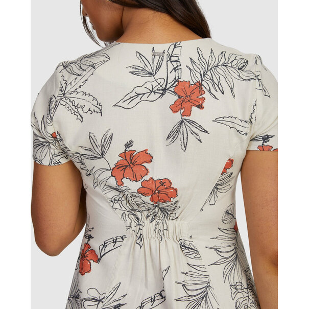 RVCA Tropicalsy Understated Dress / Bleach