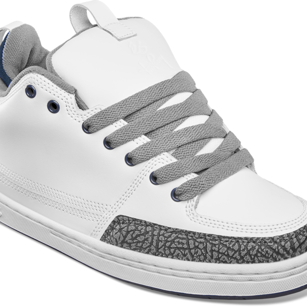 ES Footwear Penny II /  white leather and animal print