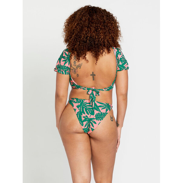 Volcom Leaf Ur Life Crop Top / Emerald Green