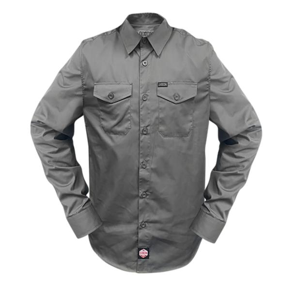 Dixxon Workforce Long Sleeve Button Up / Charcoal