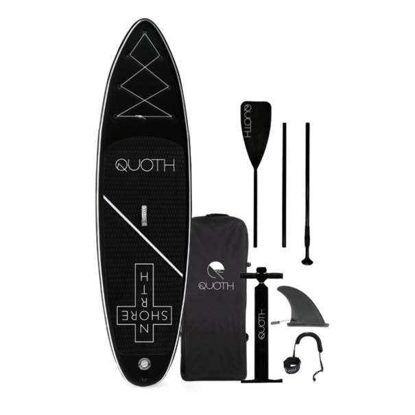 Quoth Life North Shore Paddle Board Kit / Black