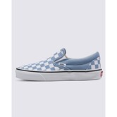 Fu Classic Slip-On Color Theory Checkerboard Dusty Blue