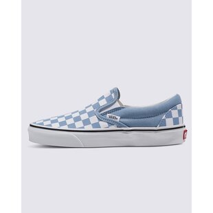 Classic Slip On / Checkerboard Dusty Blue