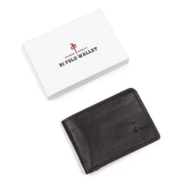 Red Dragon Apparel Genuine Leather Wallet / Black