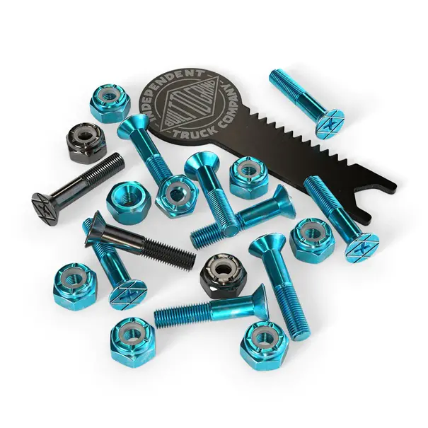 INDEPENDENT TRUCK CO. INDY HARDWARE W/TOOL 1in BLUE/BLACK
