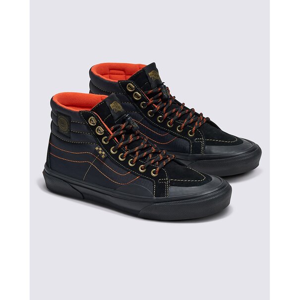Vans Footwear U Skate Sk8-Hi Reissue Spitfire Black/Flame
