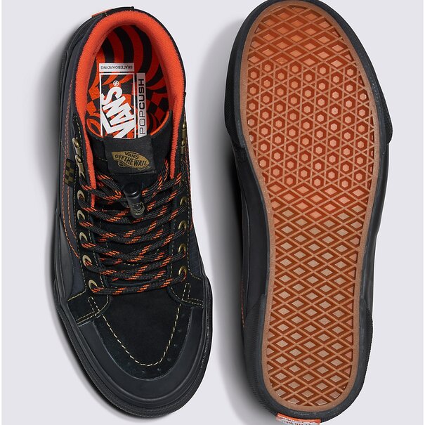 Vans Footwear U Skate Sk8-Hi Reissue Spitfire Black/Flame