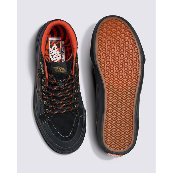 Vans Footwear U Skate Sk8-Hi Reissue Spitfire Black/Flame