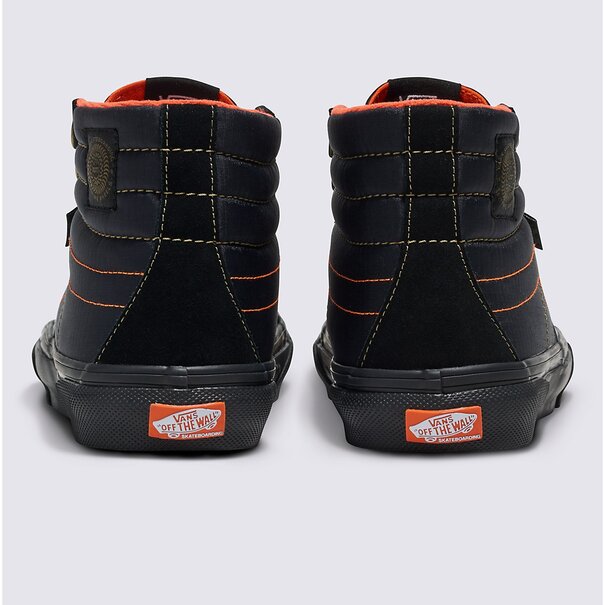 Vans Footwear U Skate Sk8-Hi Reissue Spitfire Black/Flame