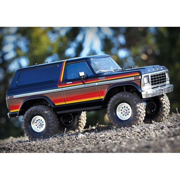 Traxxas TRX4 1979 Ford Bronco 1/10 Crawler, XL-5 HV, Titan 12T Red