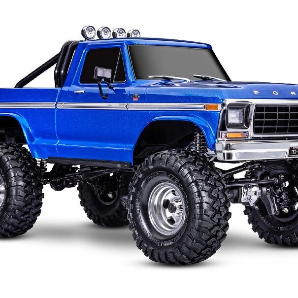 Traxxas TRX-4 Ford F-150 Ranger XLT High Trail Edition 1/10 Scale 4x4 Trail Truck, Fully-Assembled, Waterproof Electronics, Ready-To-Drive
