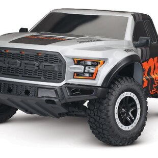 Ford Raptor 1/10 2WD Replica Truck RTR with TQ 2.4GHz Radio System and XL-5 ESC (Fwd/Rev) Includes 7-Cell NiMH 3000mAh  Battery and 4-amp USB-C Charger w/ iD - Fox