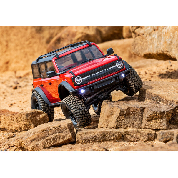 Traxxas TRX-4M Ford Bronco 1/18 RTR 4X4 Trail Truck, Red