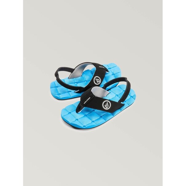 Volcom Little Boys Recliner Sandal -Marina BLue