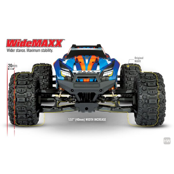 Traxxas Maxx 4S V2 - 1/10 Scale 4WD Brushless Monster Truck w/ WideMaxx Kit - RNR