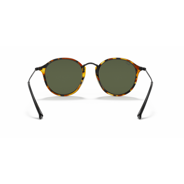 Ray-Ban Round Spotted Black Havana W/ G-15 Green Acetate Man