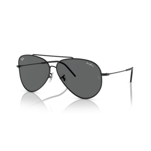 Aviator Reverse Black Dark Grey