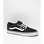 Chukka Low Sidestripe Black/Black/White