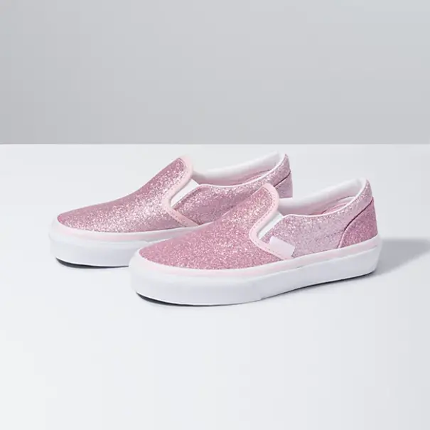 Vans Footwear K Classic Slip-On Glitter Pink