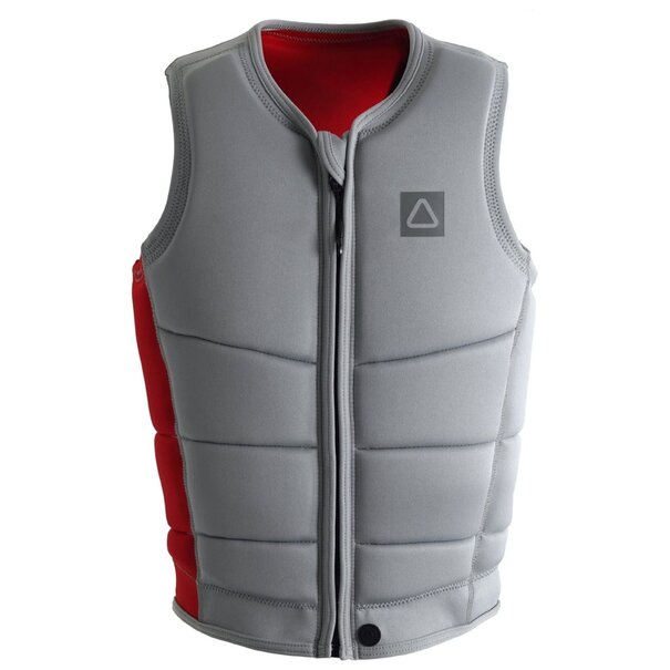 Follow Wake Follow-Corp Vest-Grey/Red-M