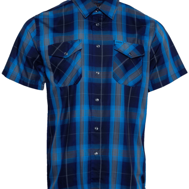 Dixxon BERMUDA TRIANGLE BAMBOO SHORT SLEEVE BUTTON UP - MENS