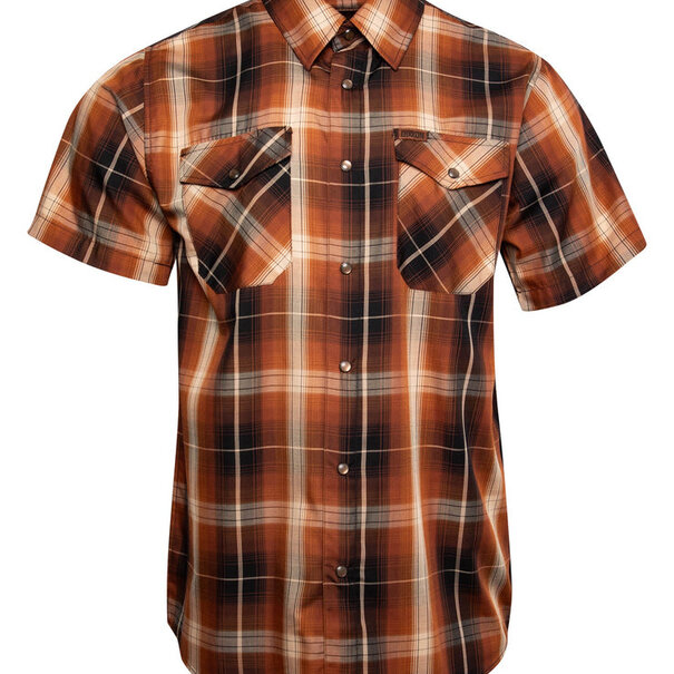 Dixxon BARREL BAMBOO SHORT SLEEVE BUTTON UP - MENS