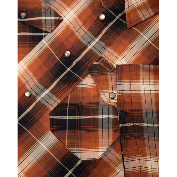 Dixxon BARREL BAMBOO SHORT SLEEVE BUTTON UP - MENS