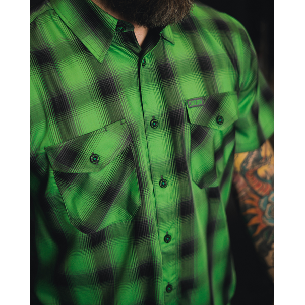 Dixxon DEVIL'S BATH BAMBOO SHORT SLEEVE BUTTON UP - MENS