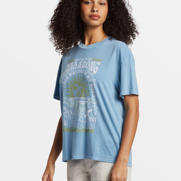 BILLABONG Lost In Bliss T-Shirt BLUE SHADOW