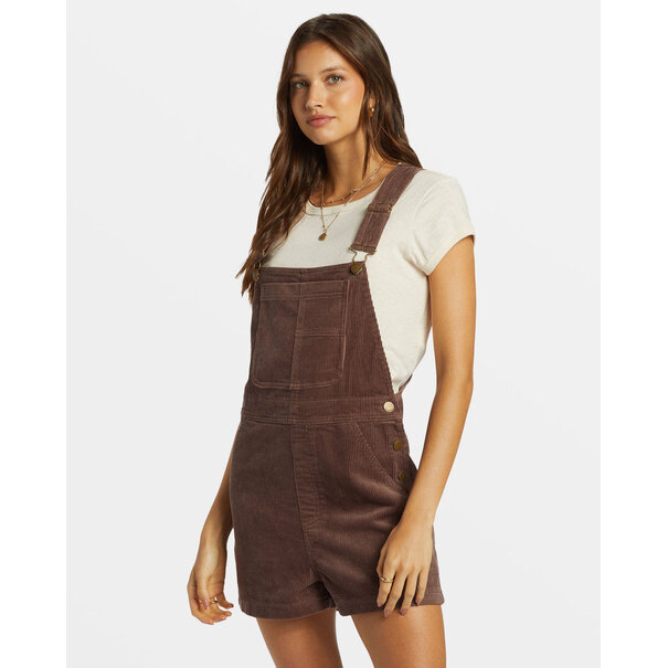 BILLABONG Sand Canyon Corduroy Shortall Romper