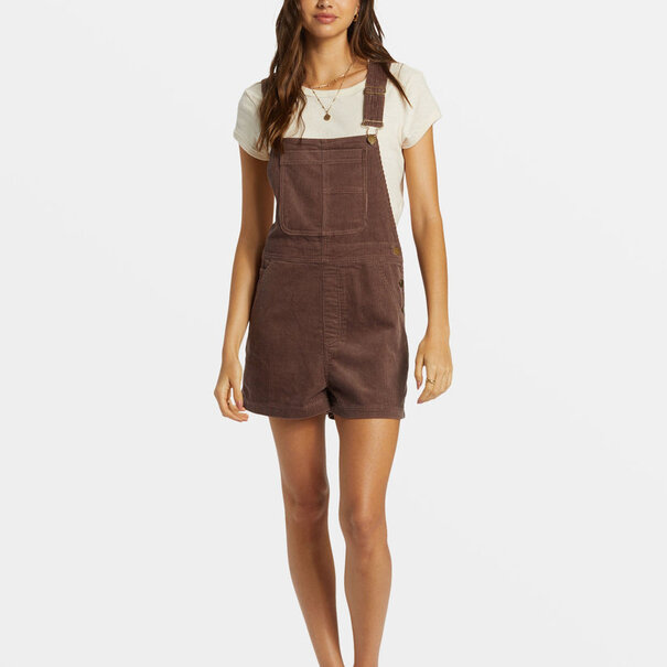 BILLABONG Sand Canyon Corduroy Shortall Romper