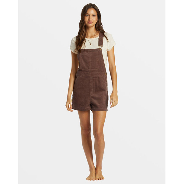 BILLABONG Sand Canyon Corduroy Shortall Romper