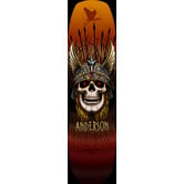 Pro Andy Anderson Heron 7-Ply Maple Skateboard Deck Rust - 8.45 x 31.8